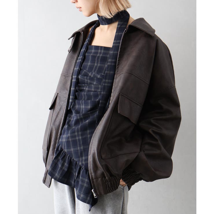 ヴィンテージレザーブルゾン | SpRay | 詳細画像47 