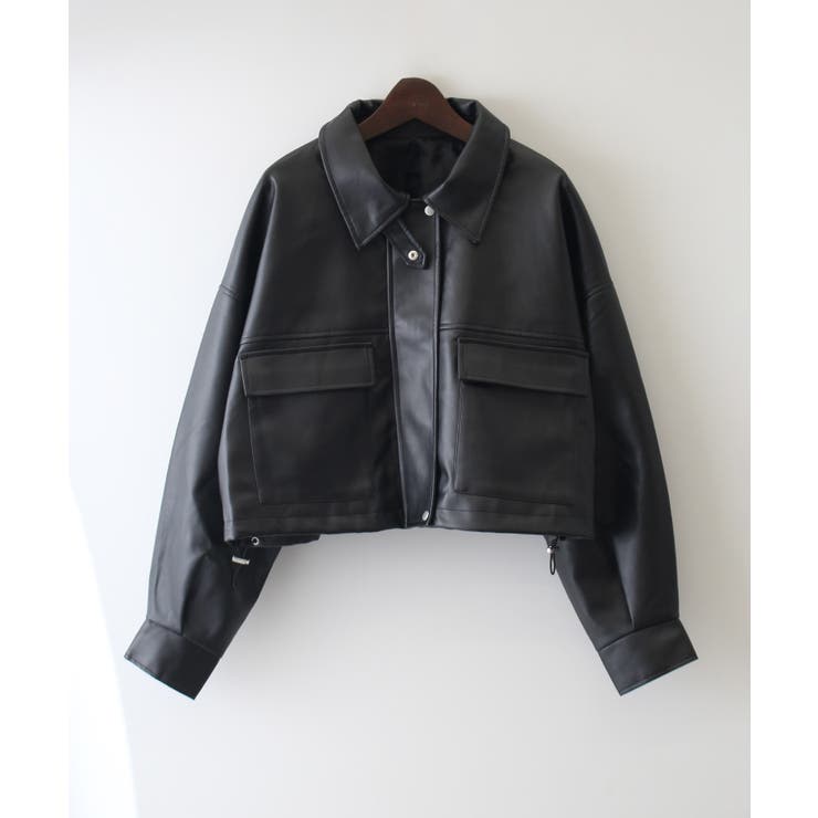 ヴィンテージレザーショートブルゾン | SpRay | 詳細画像28 