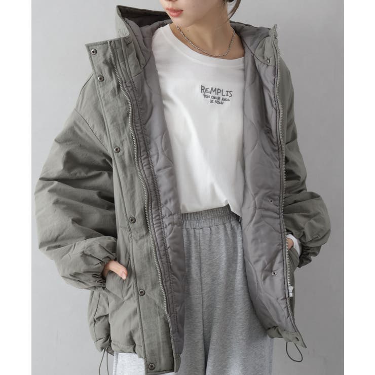 ライトカーキ | 中綿モンスターパーカー | SpRay