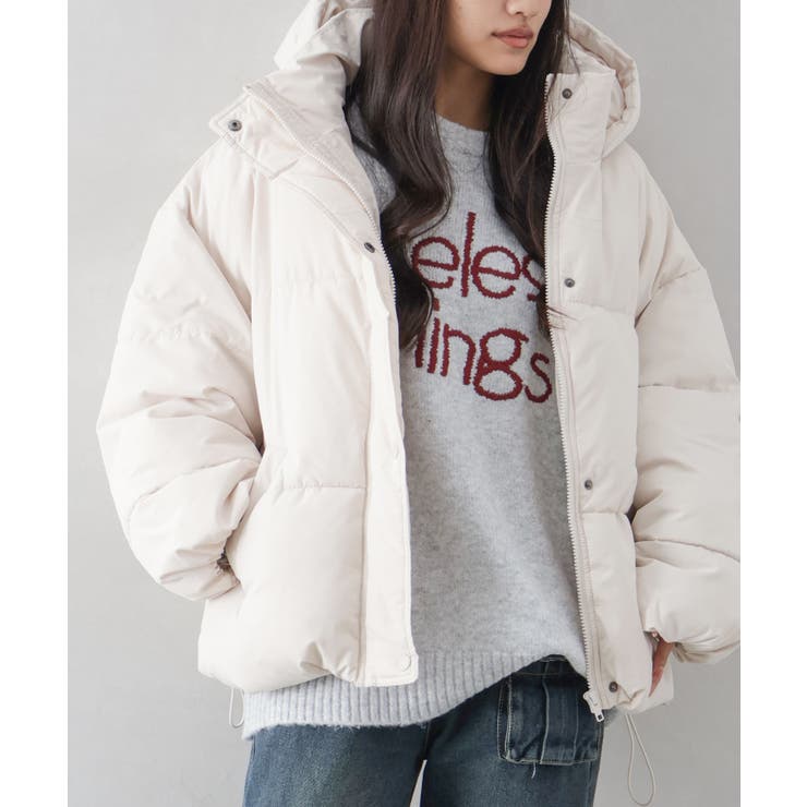 裾ラウンドフェイクダウン | SpRay | 詳細画像12 