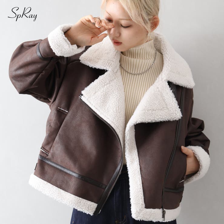 フェイクレザームートン | SpRay | 詳細画像1 