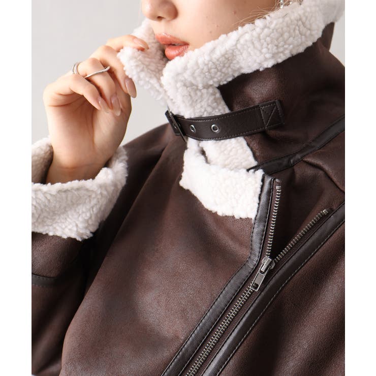 フェイクレザームートン | SpRay | 詳細画像8 