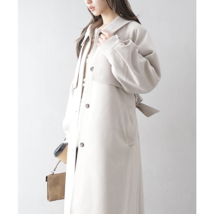 アレンジカラーロングコート | SpRay | 詳細画像8 