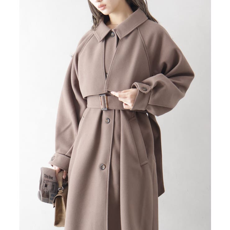 アレンジカラーロングコート | SpRay | 詳細画像13 