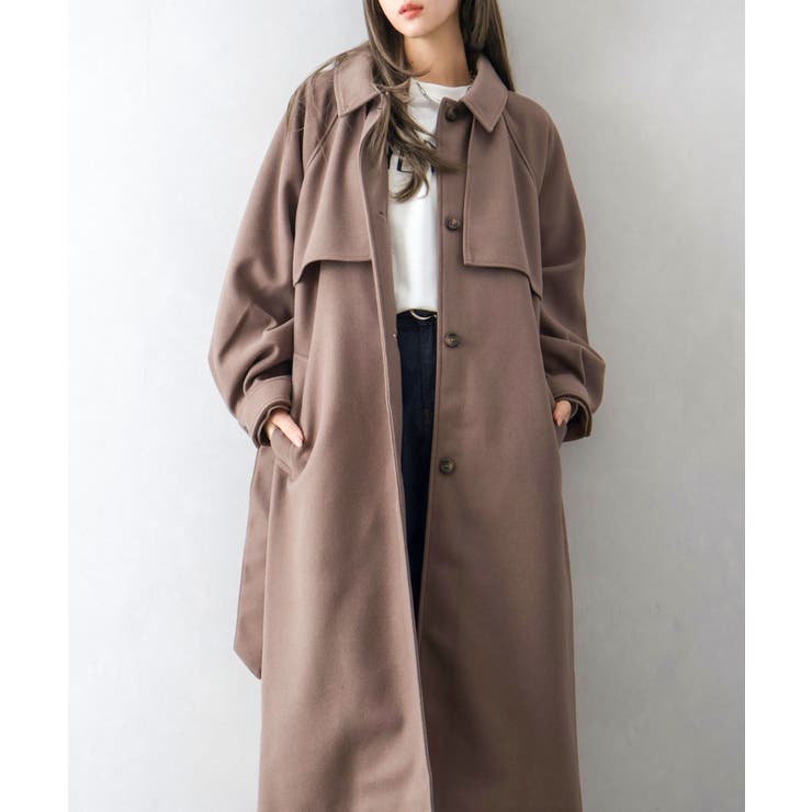 ブラウン | アレンジカラーロングコート | SpRay