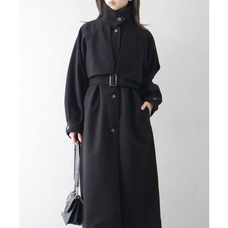 ブラック | アレンジカラーロングコート | SpRay