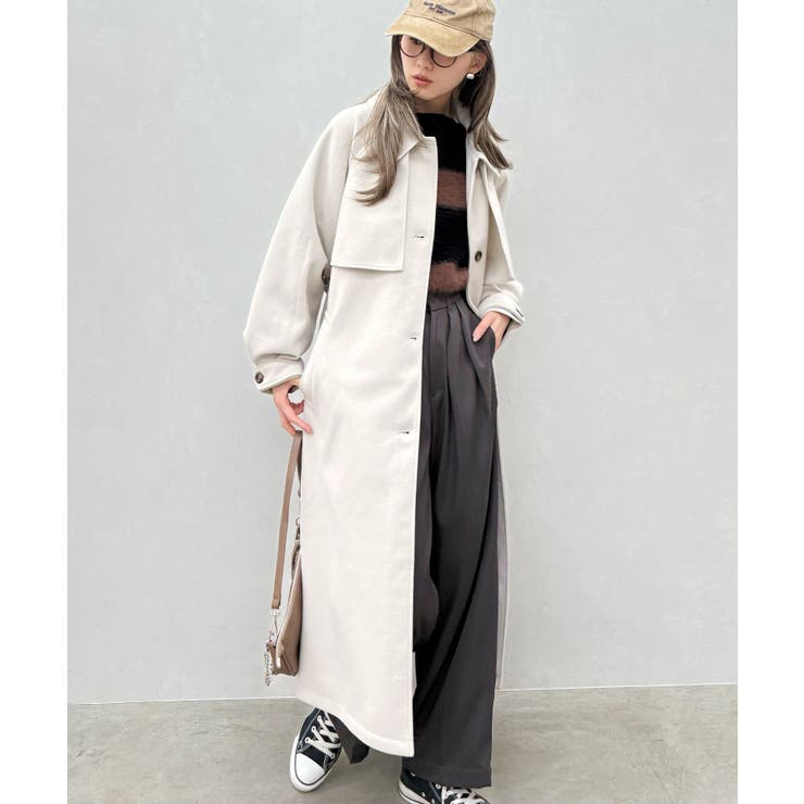 アレンジカラーロングコート | SpRay | 詳細画像30 