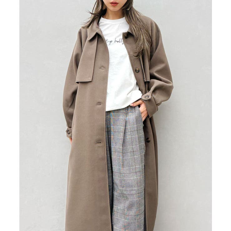 アレンジカラーロングコート | SpRay | 詳細画像36 