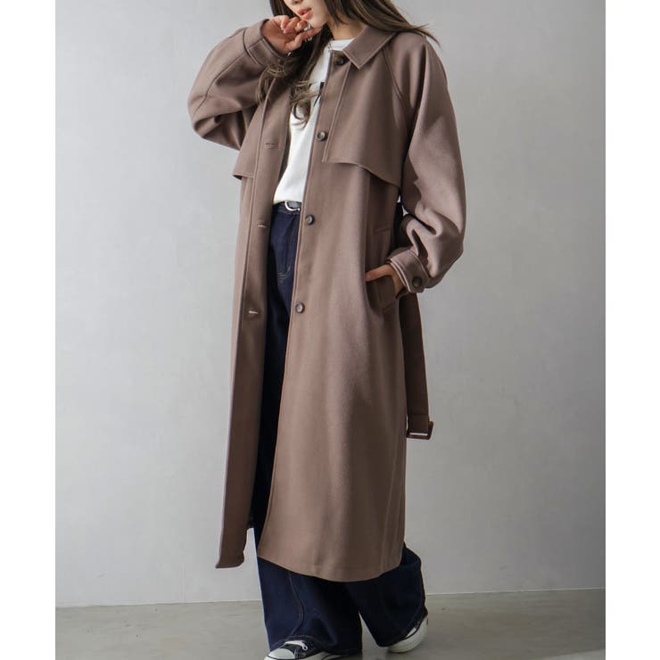 アレンジカラーロングコート | SpRay | 詳細画像4 