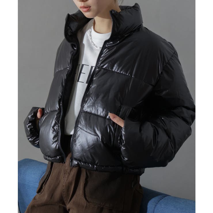 メタリック中綿スタンドコート | SpRay | 詳細画像9 