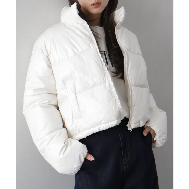 メタリック中綿スタンドコート | SpRay | 詳細画像13 