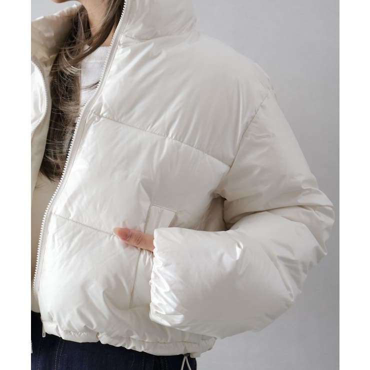 メタリック中綿スタンドコート | SpRay | 詳細画像16 