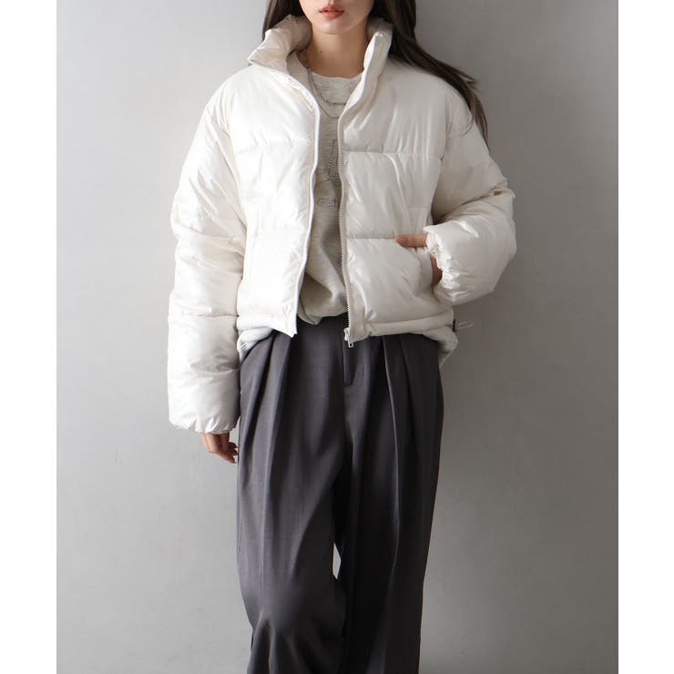 メタリック中綿スタンドコート | SpRay | 詳細画像19 