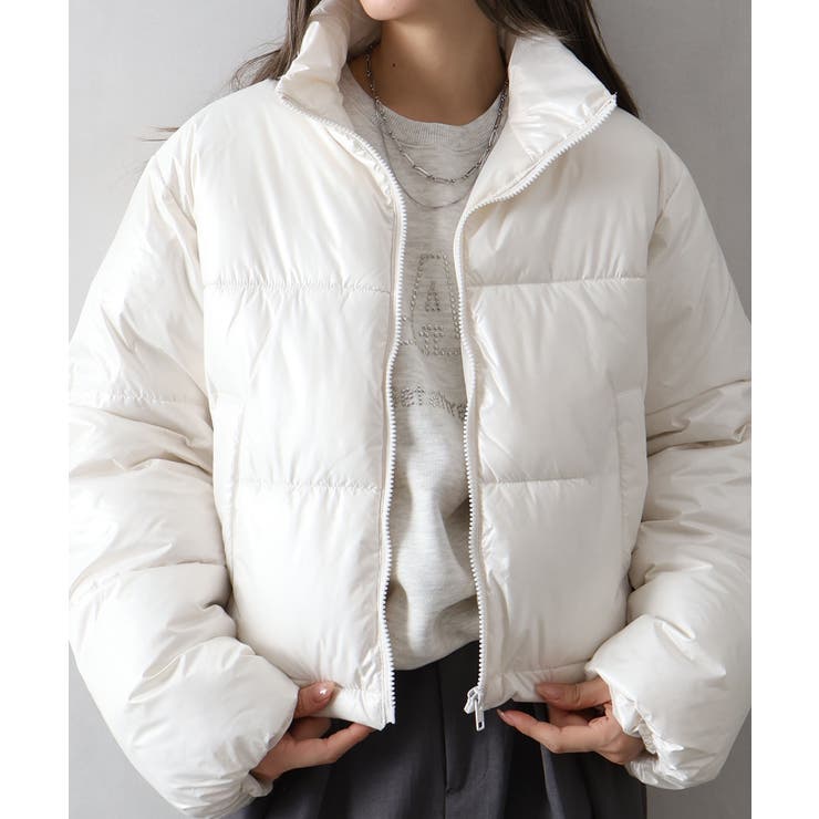 メタリック中綿スタンドコート | SpRay | 詳細画像20 