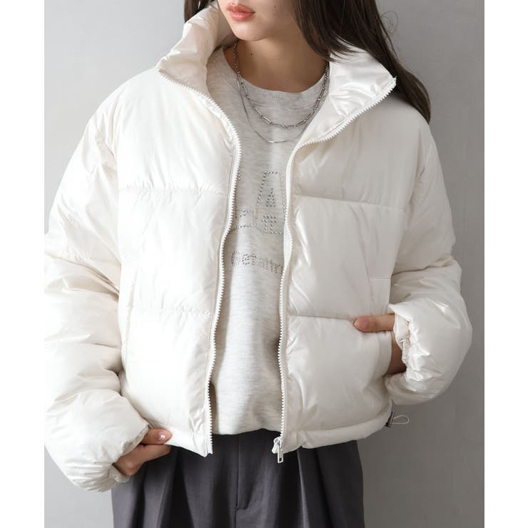 メタリック中綿スタンドコート | SpRay | 詳細画像21 