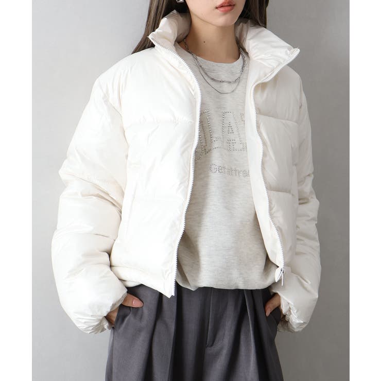 メタリック中綿スタンドコート | SpRay | 詳細画像22 