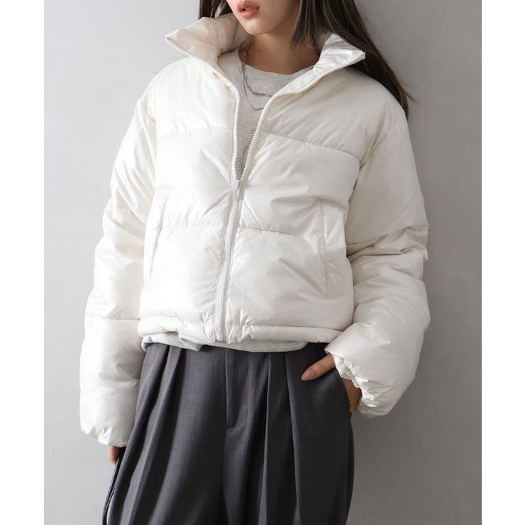 メタリック中綿スタンドコート | SpRay | 詳細画像23 