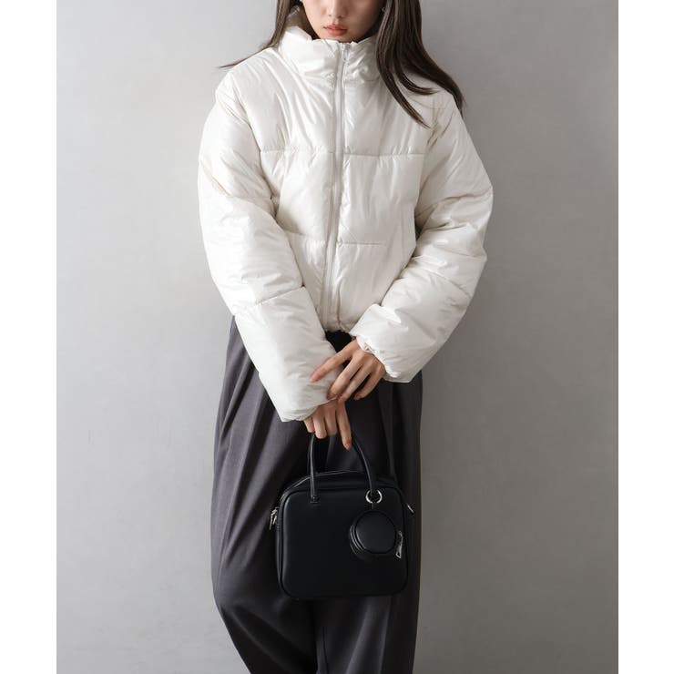 メタリック中綿スタンドコート | SpRay | 詳細画像24 