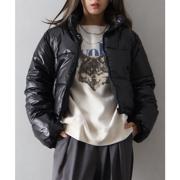 メタリック中綿スタンドコート | SpRay | 詳細画像28 