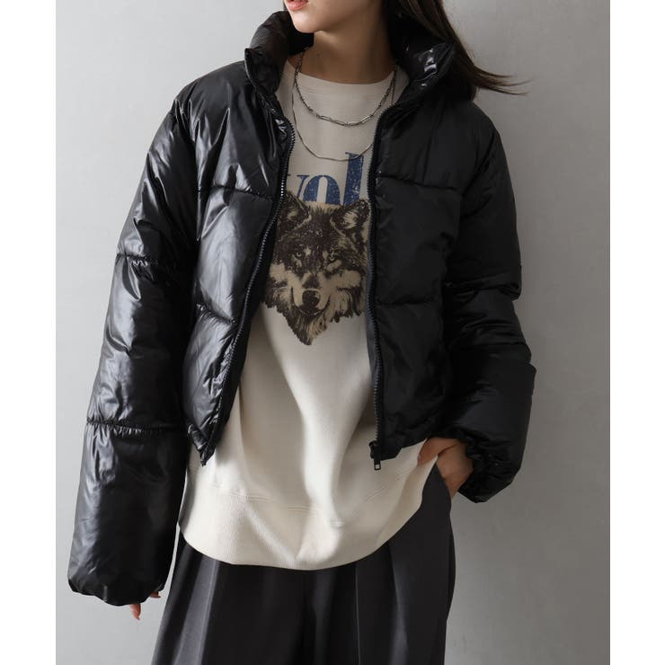 メタリック中綿スタンドコート | SpRay | 詳細画像29 