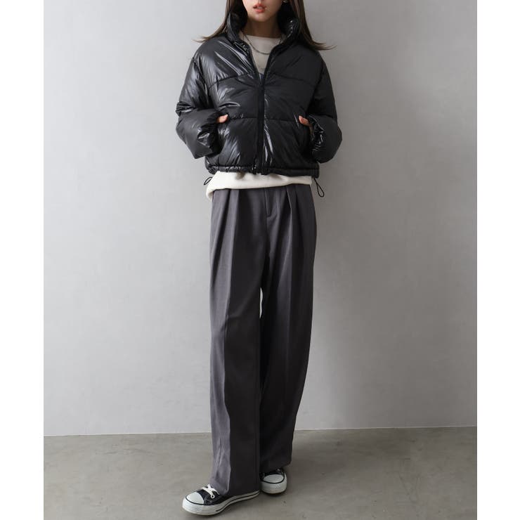 メタリック中綿スタンドコート | SpRay | 詳細画像31 