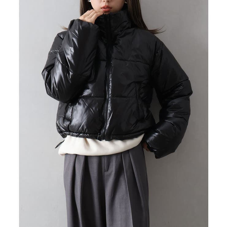 メタリック中綿スタンドコート | SpRay | 詳細画像32 