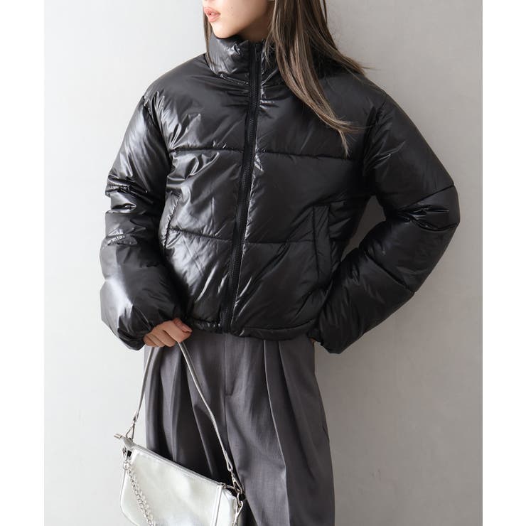 メタリック中綿スタンドコート | SpRay | 詳細画像33 