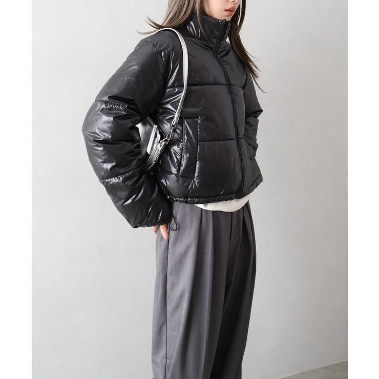 メタリック中綿スタンドコート | SpRay | 詳細画像34 