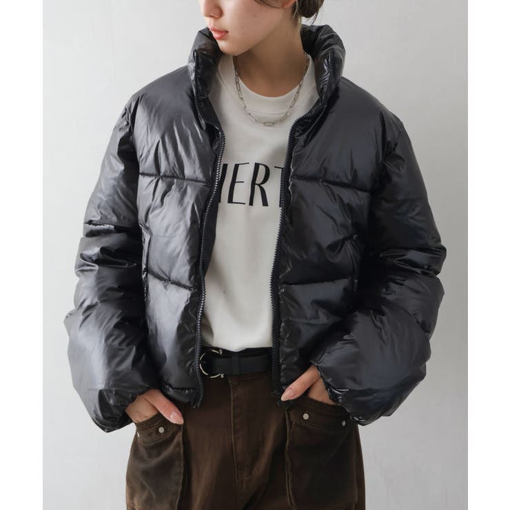 メタリック中綿スタンドコート | SpRay | 詳細画像5 