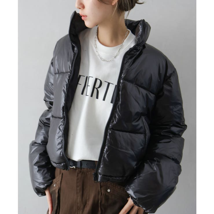 メタリック中綿スタンドコート | SpRay | 詳細画像7 