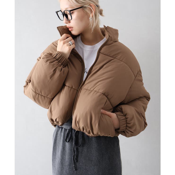 中綿スタンドショートジャケット | SpRay | 詳細画像9 