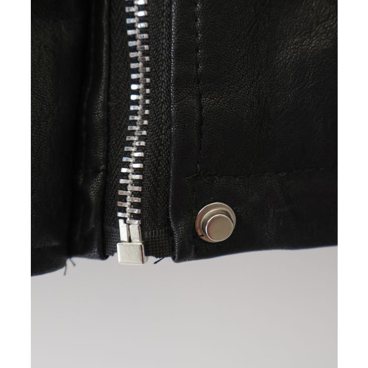 ファー衿フェイクレザーブルゾン | SpRay | 詳細画像33 