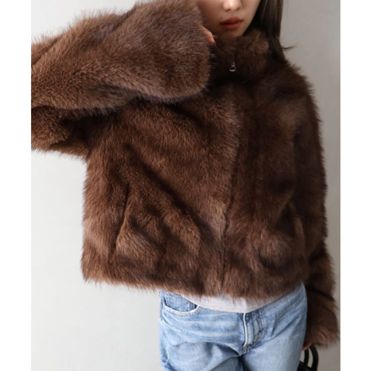 MIXファースタンドZIPブルゾン | SpRay | 詳細画像4 