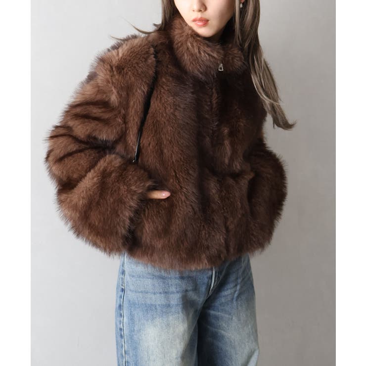 MIXファースタンドZIPブルゾン | SpRay | 詳細画像50 