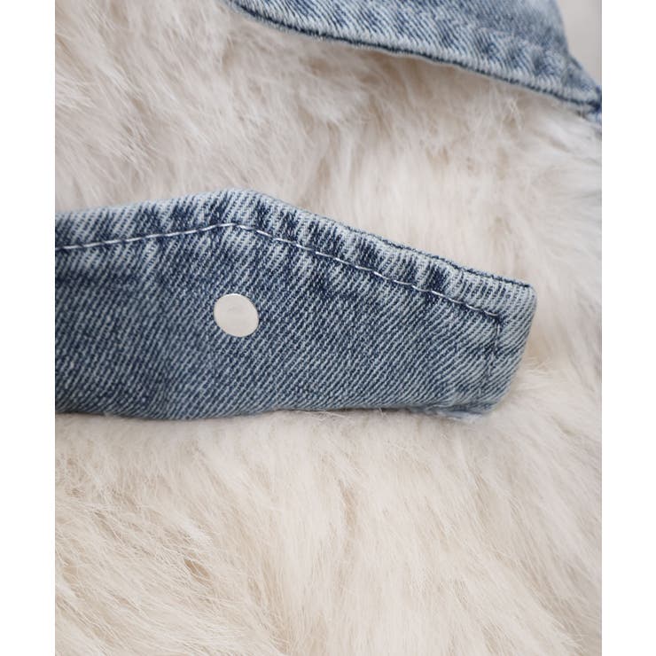 デニム切替ファーブルゾン | SpRay | 詳細画像41 