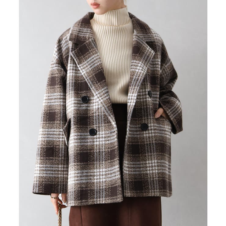 フェイクウール チェックＢＩＧジャケット | SpRay | 詳細画像2 