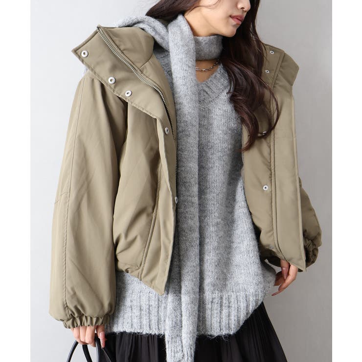 スタンドZIPフェイクダウン | SpRay | 詳細画像28 