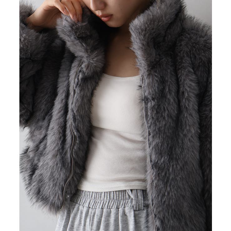 MIXファースタンドジップブルゾン[品番：SPRW0010773]｜SpRay