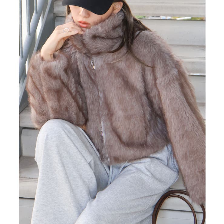 MIXファースタンドジップブルゾン[品番：SPRW0010773]｜SpRay