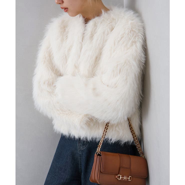 ロングフォックスノーカラージャケット | SpRay | 詳細画像15 