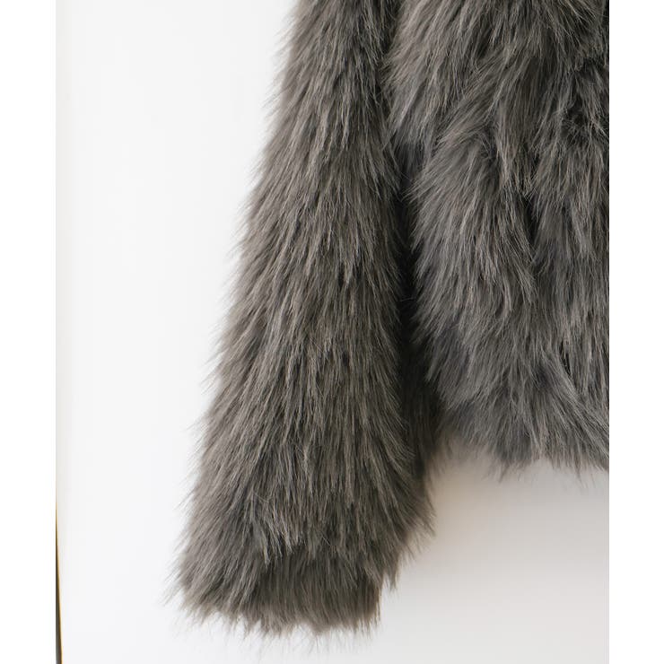 ロングフォックスノーカラージャケット | SpRay | 詳細画像29 