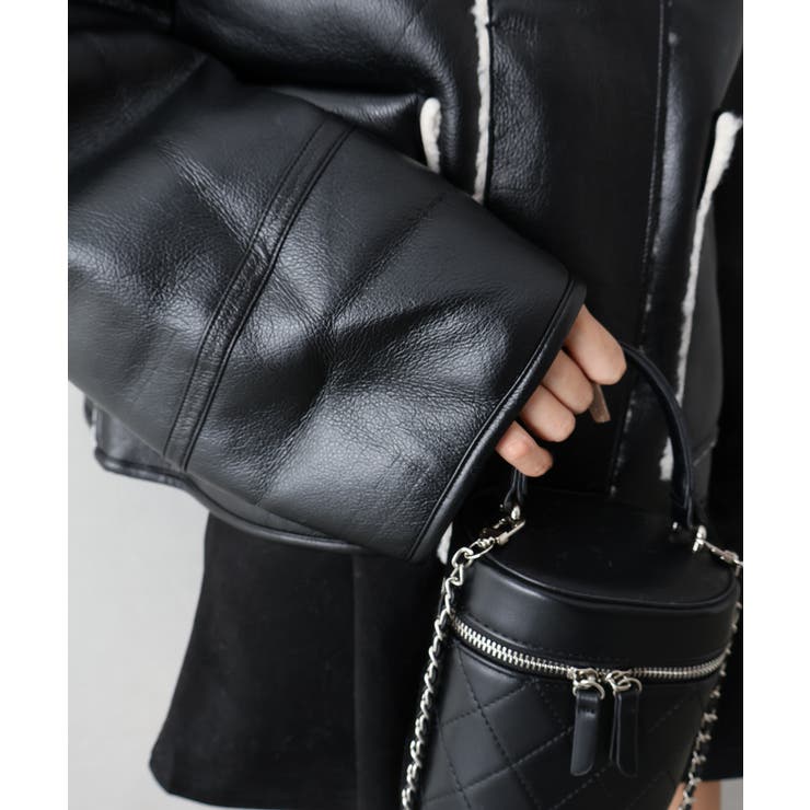 フェイクレザーボアZIPブルゾン | SpRay | 詳細画像38 