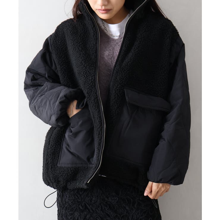 ボア裏キルトスタンドブルゾン | SpRay | 詳細画像11 