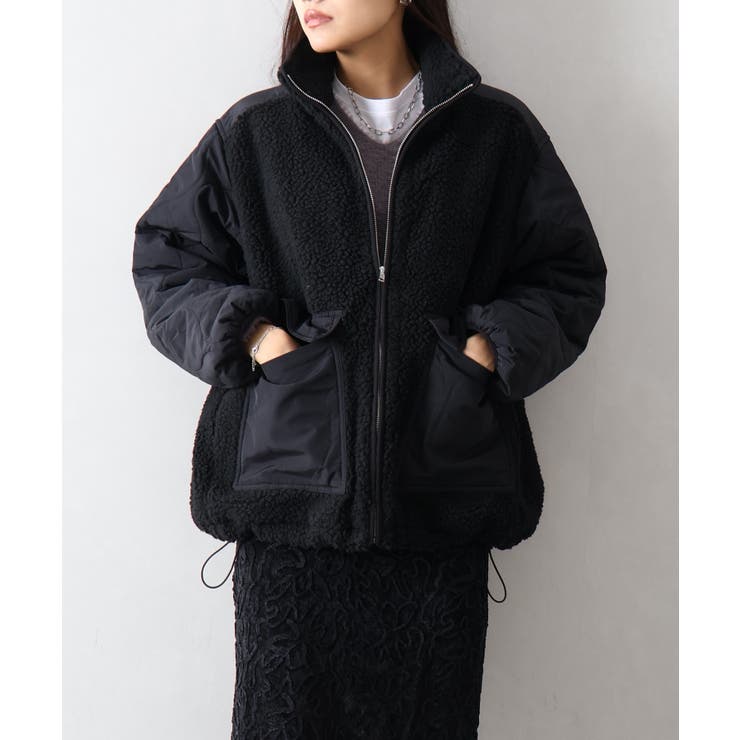 ボア裏キルトスタンドブルゾン | SpRay | 詳細画像12 