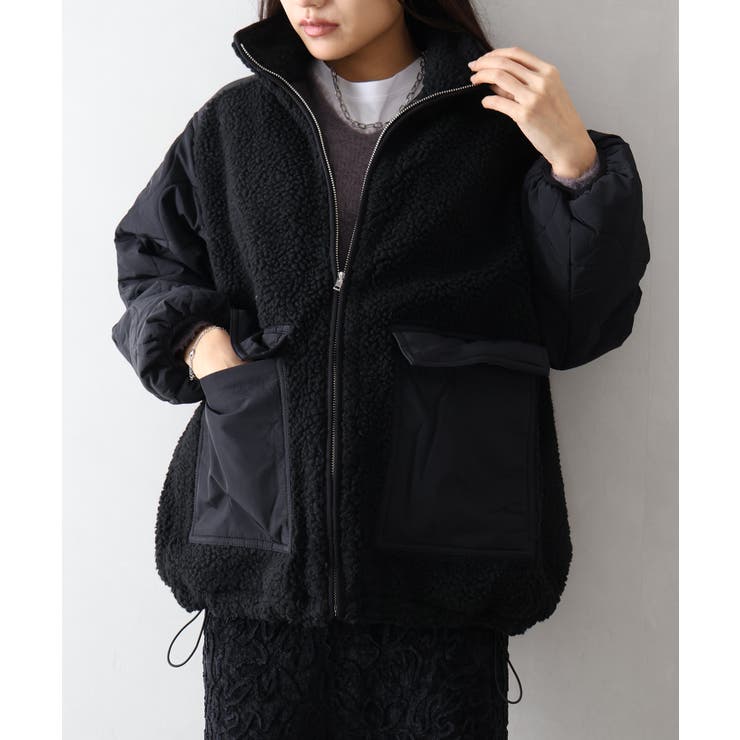 ボア裏キルトスタンドブルゾン | SpRay | 詳細画像13 