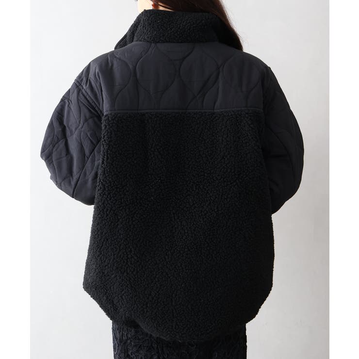 ボア裏キルトスタンドブルゾン | SpRay | 詳細画像15 