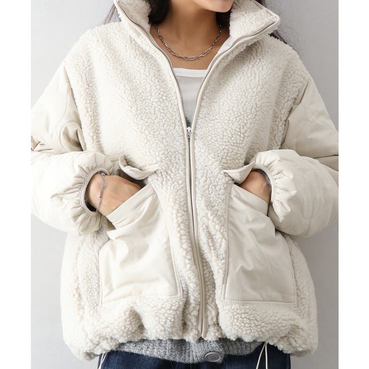 ボア裏キルトスタンドブルゾン | SpRay | 詳細画像20 