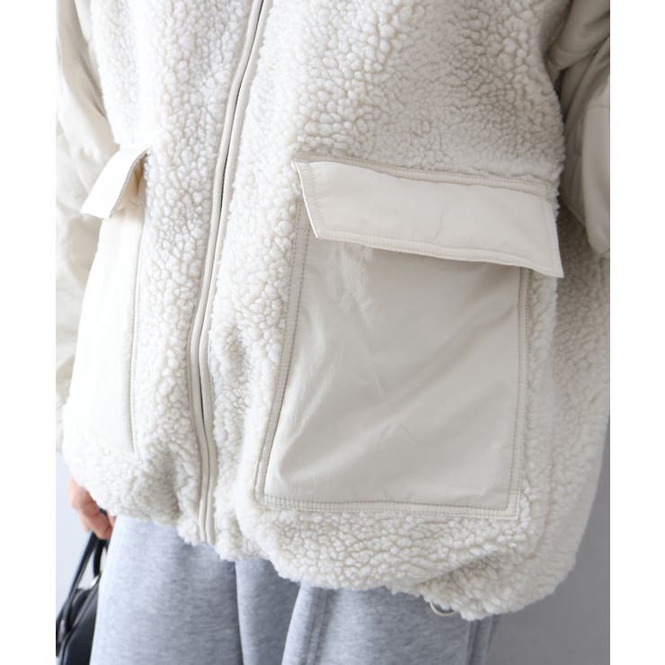 ボア裏キルトスタンドブルゾン | SpRay | 詳細画像22 