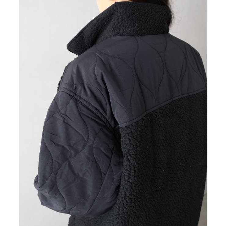 ボア裏キルトスタンドブルゾン | SpRay | 詳細画像25 