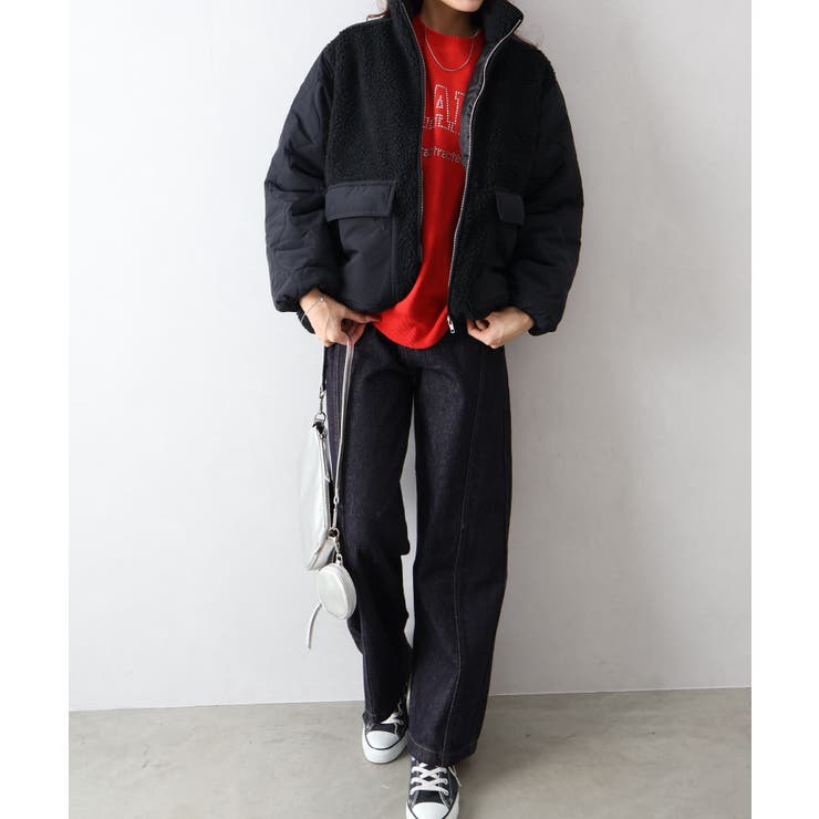 ボア裏キルトスタンドブルゾン | SpRay | 詳細画像31 